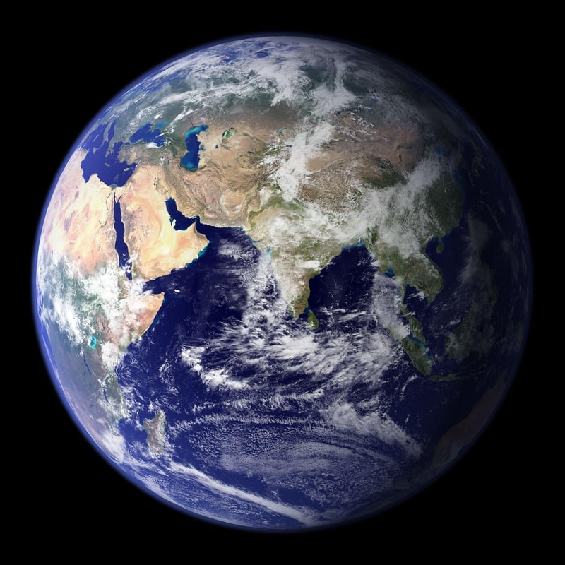 Surreal Hand Planet